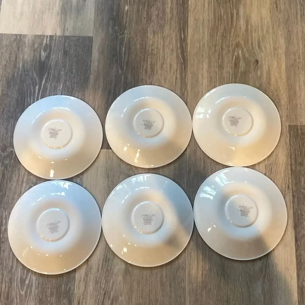 Set of 6 Corelle Callaway Ivy Saucers 6 1/8